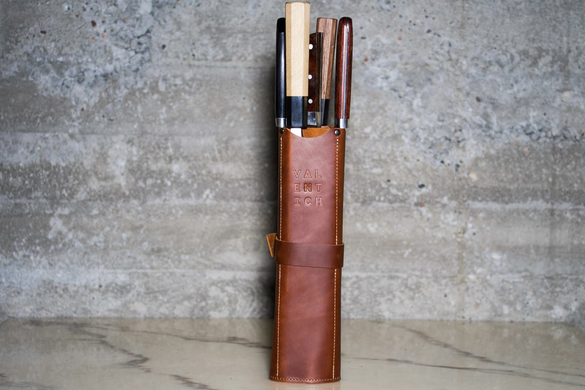 Leather Blade Wrap - Valentich Goods