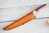 Leather Chef Knife Sheath/Saya - Orange - 240mm - Valentich Goods