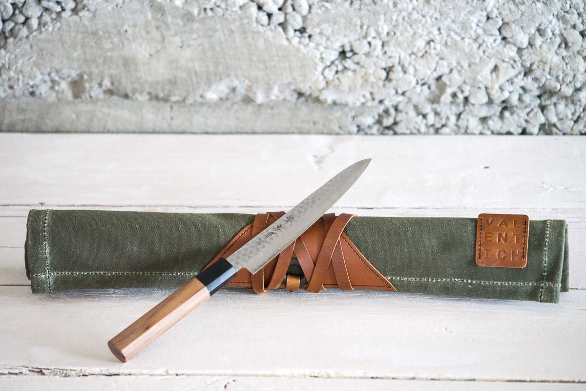 Mini Knife Roll - Artichoke - Valentich Goods