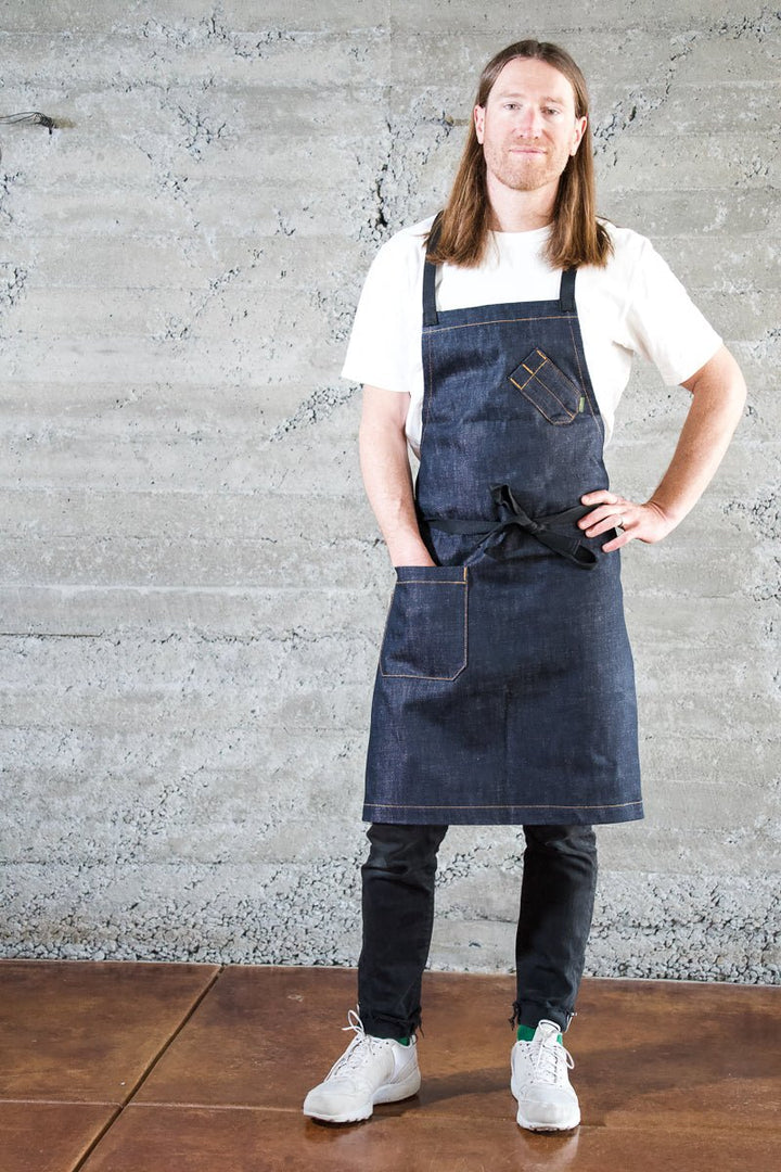 OG Chef Apron - Valentich Goods #color_indigo
