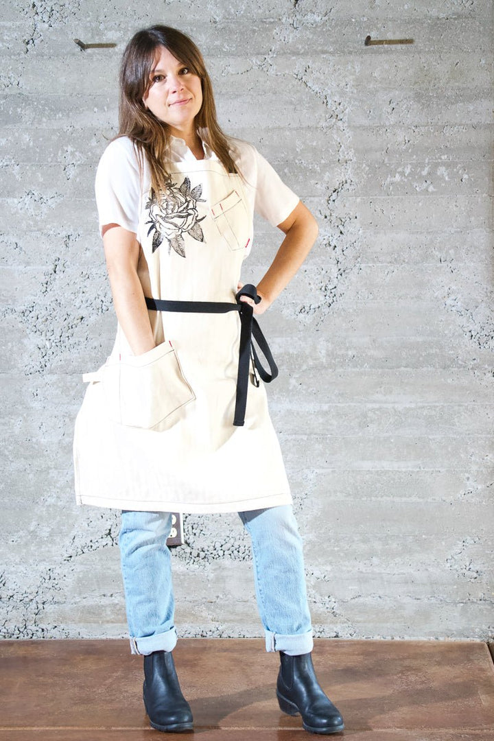 Valentich x boneBLACK | Limited Edition | Rose Apron - Valentich Goods