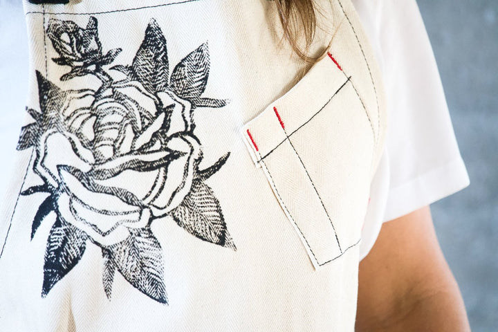 Valentich x boneBLACK | Limited Edition | Rose Apron - Valentich Goods